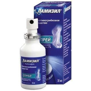 Ламизил спрей накожный 1 % фл. 30 мл