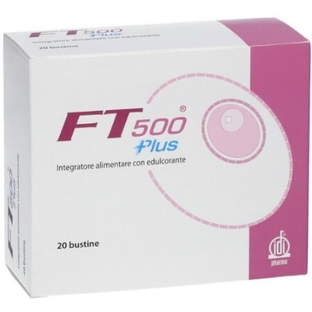 ФТ 500 Плюс (FT 500 Plus) дієтична добавка для жінок порошок по 4.8 г у пакетиках, 20 шт.