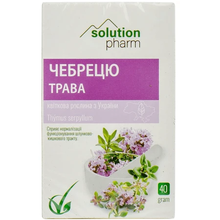 Чебрецю трава Solution Pharm, 40 г: ціни та характеристики