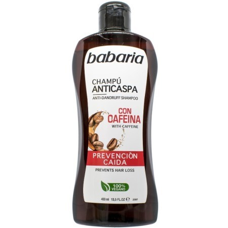 Шампунь для волос Babaria против перхоти с кофеином, 400 мл