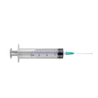 Шприц Arterium трикомпонентний стерильний з голкою 0,8 mm x 38 mm (21G x 1 1/2 "), 20 мл