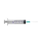 Шприц Arterium трикомпонентний стерильний з голкою 0,8 mm x 38 mm (21G x 1 1/2 "), 20 мл