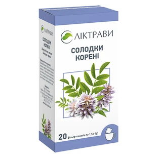 Солодки корни 1.5 г фильтр-пакет, в пачке №20