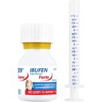 Ибуфен форте сусп. оральн. 200 мг/5 мл фл. 40 мл, с ароматом клубники: цены и характеристики