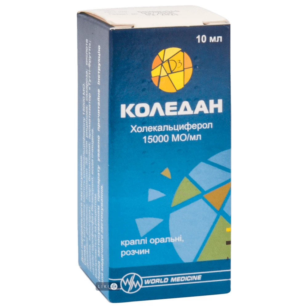 Коледан крап. орал., р-н 15000 МО/мл фл.-крапельн. 10 мл: ціни та характеристики