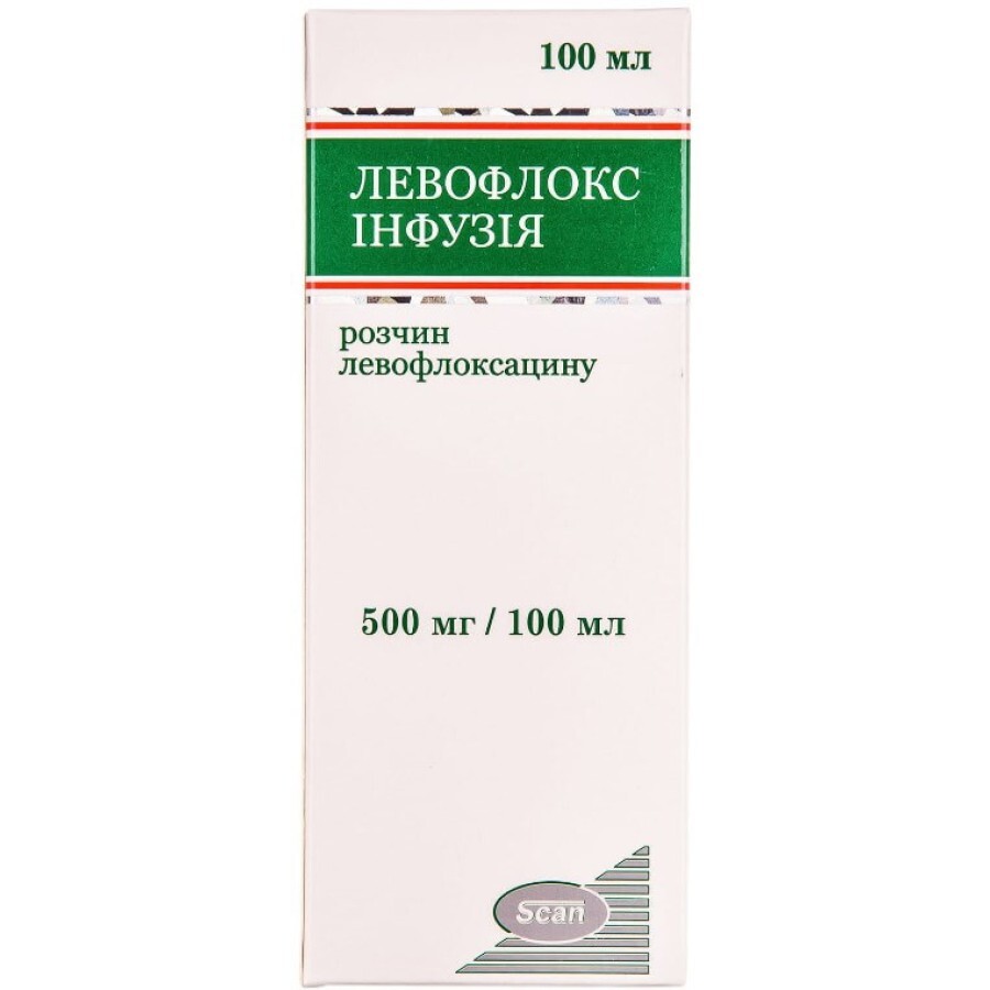Левофлокс инфузия раствор инф. 500 мг фл. 100 мл
