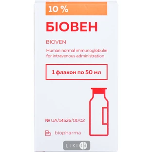 Биовен р-р д/инф. 10 % бутылка 50 мл