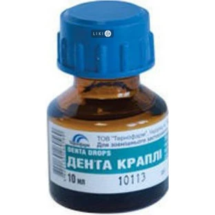 Капли "дента" кап. зуб. фл. 10 мл