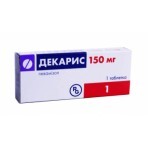Декарис табл. 150 мг: ціни та характеристики