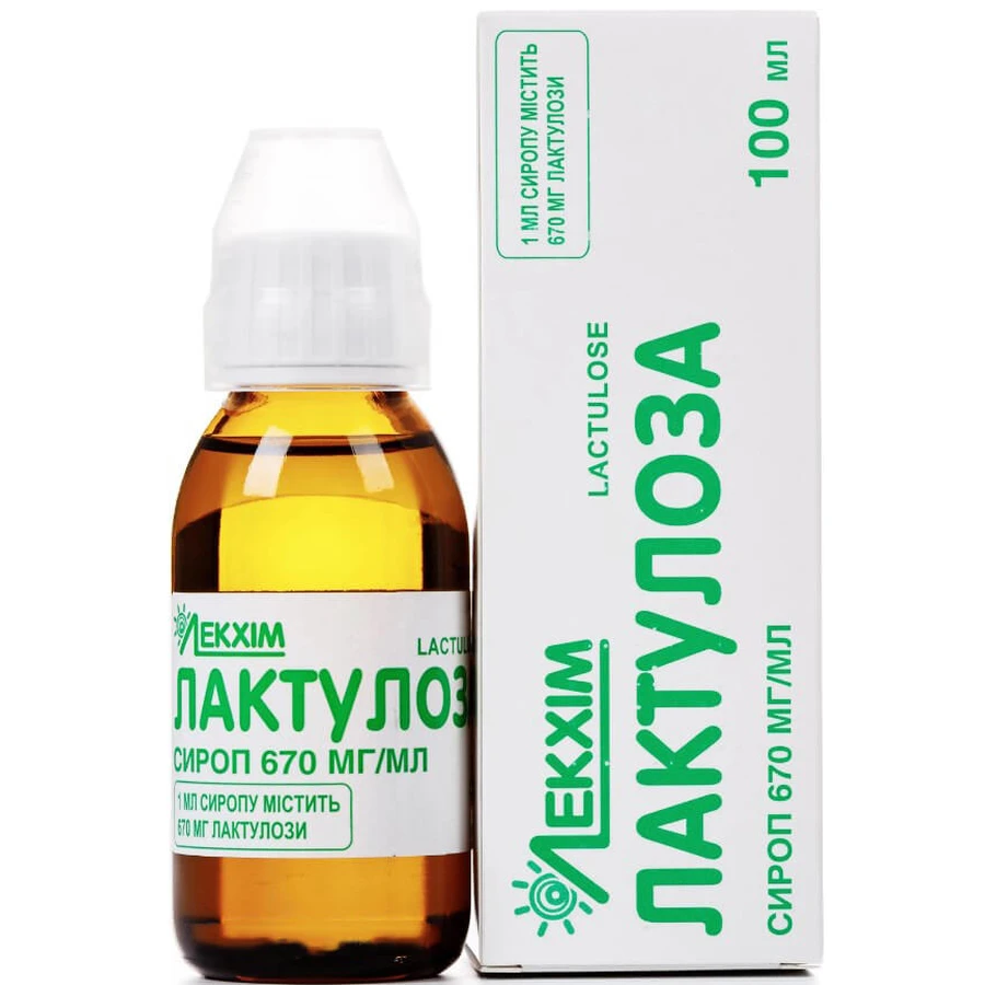 Лактулоза сироп 670 мг/мл банка 100 мл, з мірним стаканчиком: ціни та характеристики