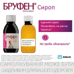 Бруфен сироп 100 мг/5 мл фл. 100 мл, с мерн. устр. в виде шприца: цены и характеристики