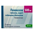 Леваксела табл. п/плен. оболочкой 500 мг блистер