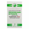 Левофлоксацин-Астрафарм табл. п/о 500 мг блистер №7