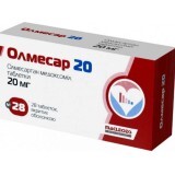 Олмесар 20 табл. п/о 20 мг №28
