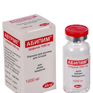 Абипим 1000 пор. д/р-ну д/ін. 1000 мг фл.