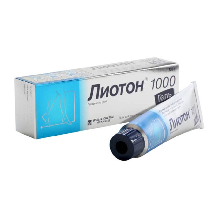 Лиотон 1000 гель туба 100 г: цены и характеристики