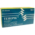 Тенорік табл. в/плівк. обол. 50 мг + 12,5 мг блістер №28