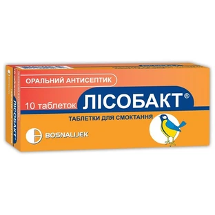Лісобакт льодяники пресовані блістер №10
