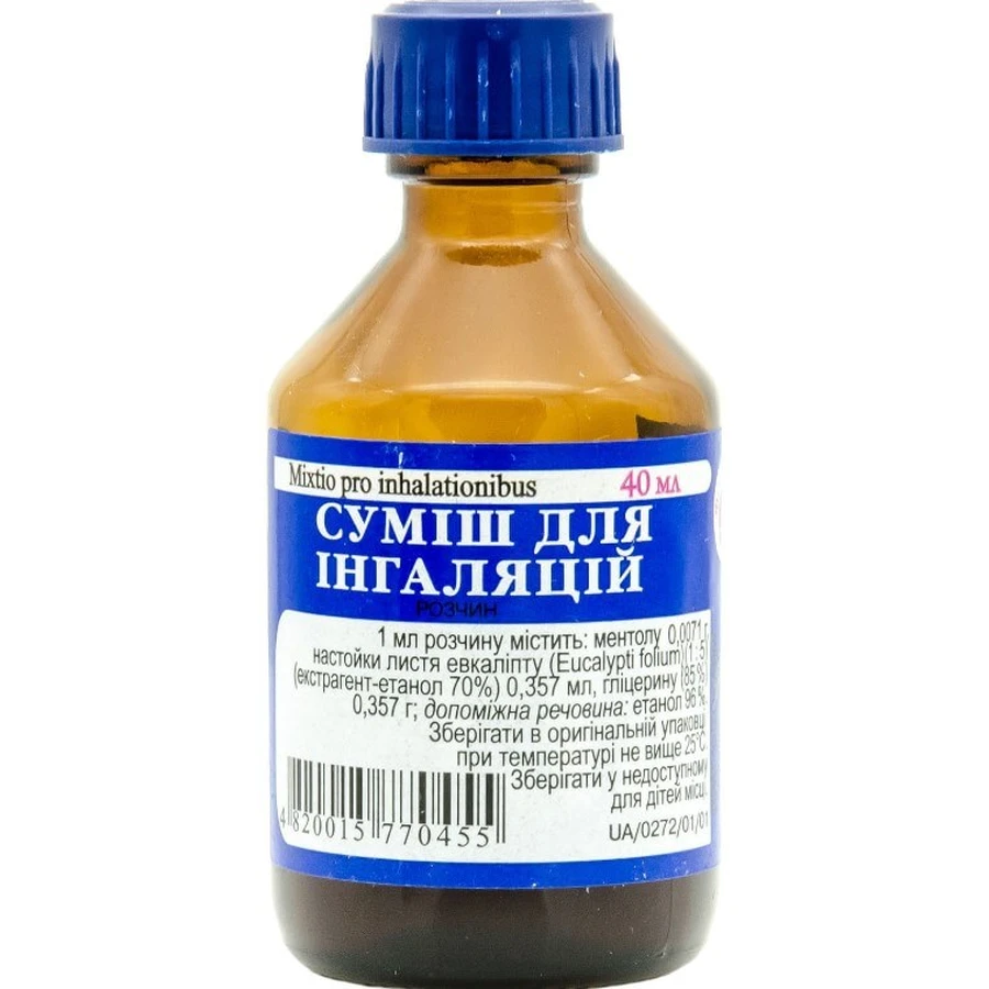 Смесь для ингаляций р-р фл. 40 мл: цены и характеристики