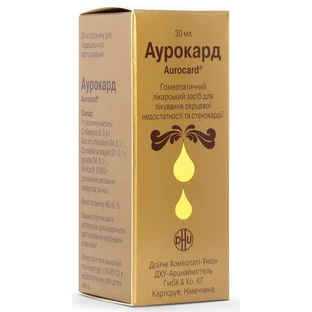 Аурокард р-н орал. фл. 30 мл