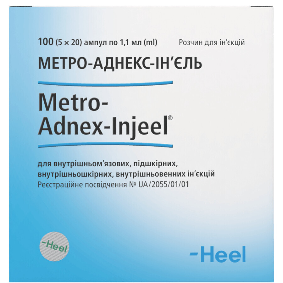 Метро-аднекс-инъель р-р д/ин. амп. 1,1 мл №100: цены и характеристики