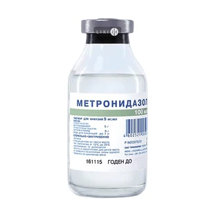 Метронідазол р-н інф. 0,5 % пляшка 100 мл