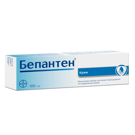 Бепантен крем 5 % туба 100 г: ціни та характеристики