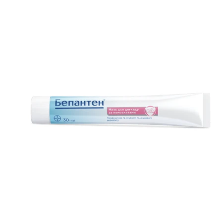 Бепантен мазь 5 % туба 30 г: ціни та характеристики