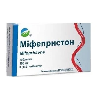 Мифепристон табл. 0,2 г №3