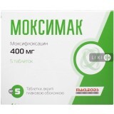 Моксимак табл. п/о 400 мг №5