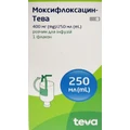 Моксифлоксацин-Тева 400 мг, 250 мл