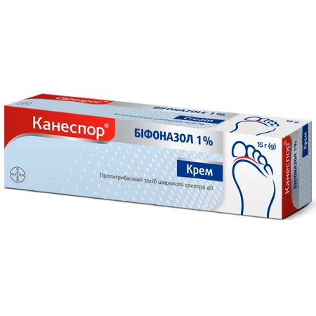 Канеспор крем 1 % туба 15 г: ціни та характеристики