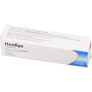 Налбук р-р д/ин. 10 мг/мл шприц 1 мл, с иглой в тубусе, в пачке №10