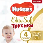 Трусики-підгузки Huggies Elite Soft Pants 4 (L) 9-14 кг 42 шт: ціни та характеристики