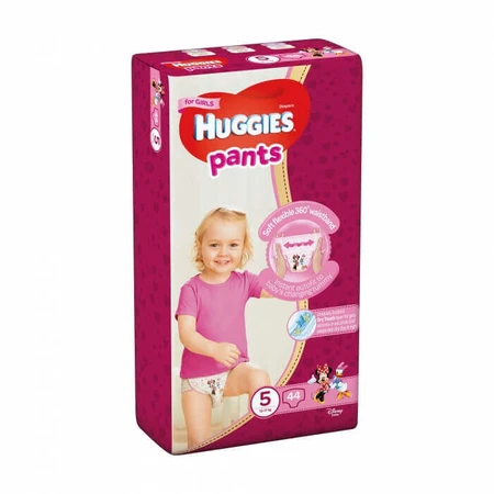 Трусики-подгузники Huggies Pants 5 Mega для девочек 12-17 кг 44 шт: цены и характеристики