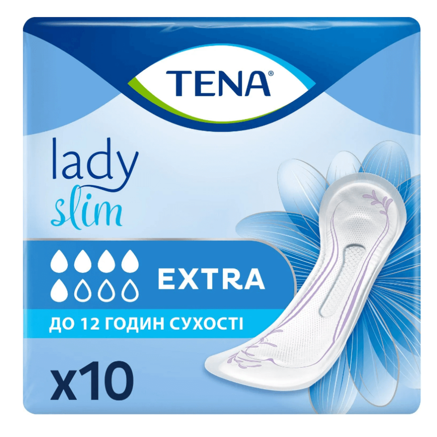 Урологические прокладки Tena Lady Extra 10 шт: цены и характеристики