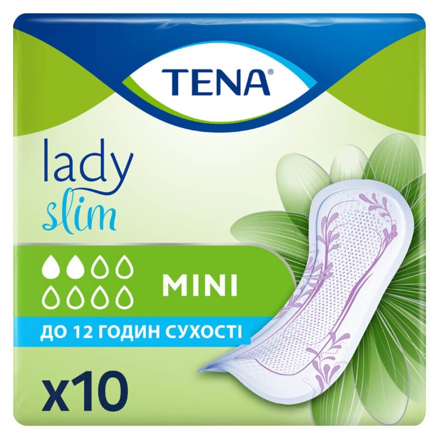 Урологические прокладки Tena Lady Slim Mini 10 шт: цены и характеристики