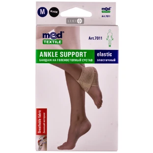 Бандаж на голеностоп. суст. эластичный р.M люкс MEDTEXTILE 7011 