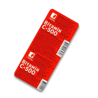 Вітамін С табл. 500мг №10 