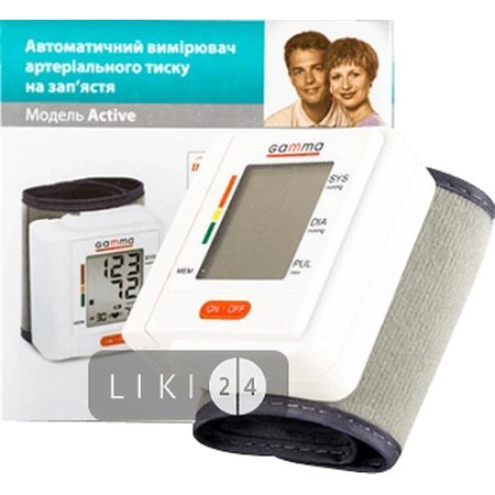 Измеритель (тонометр) АД Gamma Active на запястье : цены и характеристики