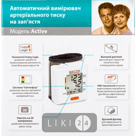 Измеритель (тонометр) АД Gamma Active на запястье : цены и характеристики