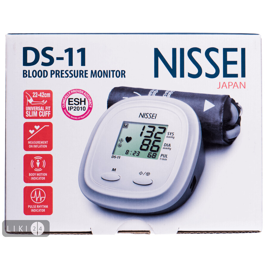Цифровий тонометр Nissei DS-11: ціни та характеристики