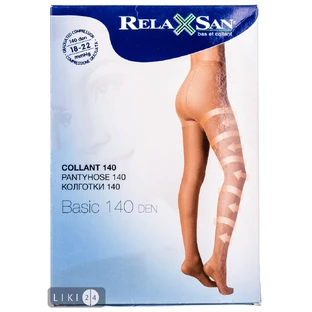 Колготки 140 ден (18-22мм) р,5 беж. RELAXSAN 