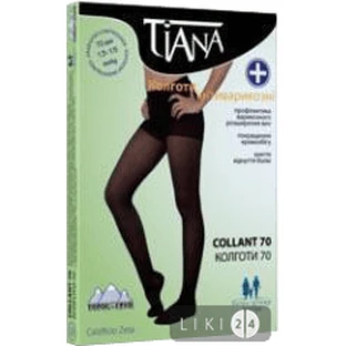 Колготы Tiana 805  антиварикозные 13-15 мм рт. ст., 70 Den,  размер 4, бежевый