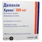 Депакин Хроно 300 мг табл. пролонг. дейст., п/о 300 мг контейнер №100