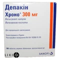 Депакин Хроно 300 мг табл. пролонг. дейст., п/о 300 мг контейнер №100
