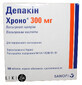 Депакин Хроно 300 мг табл. пролонг. дейст., п/о 300 мг контейнер №100