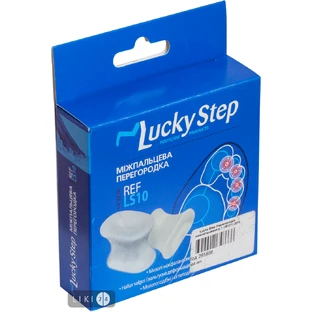 Перегородка Lucky Step LS 10 гелева міжпальцева, розмір 1 