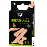 Набор пластырей бактерицидных Milplast Breathable Hand для рук стерильные, 14 шт