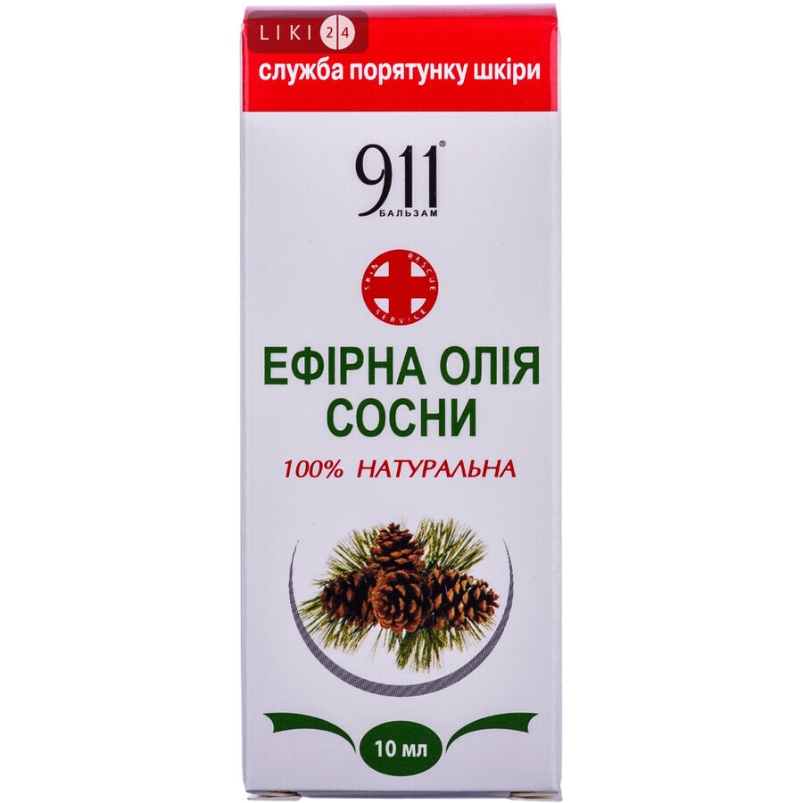 911 Масло эфирное Сосны 10мл : цены и характеристики